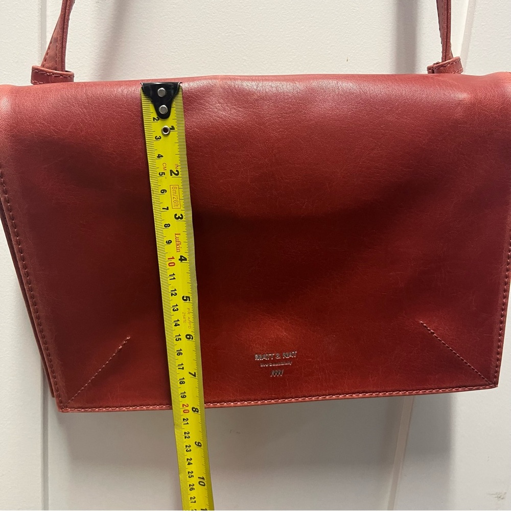 Matt&Nat burnt orange vegan leather cross body purse - Picture 11 of 12